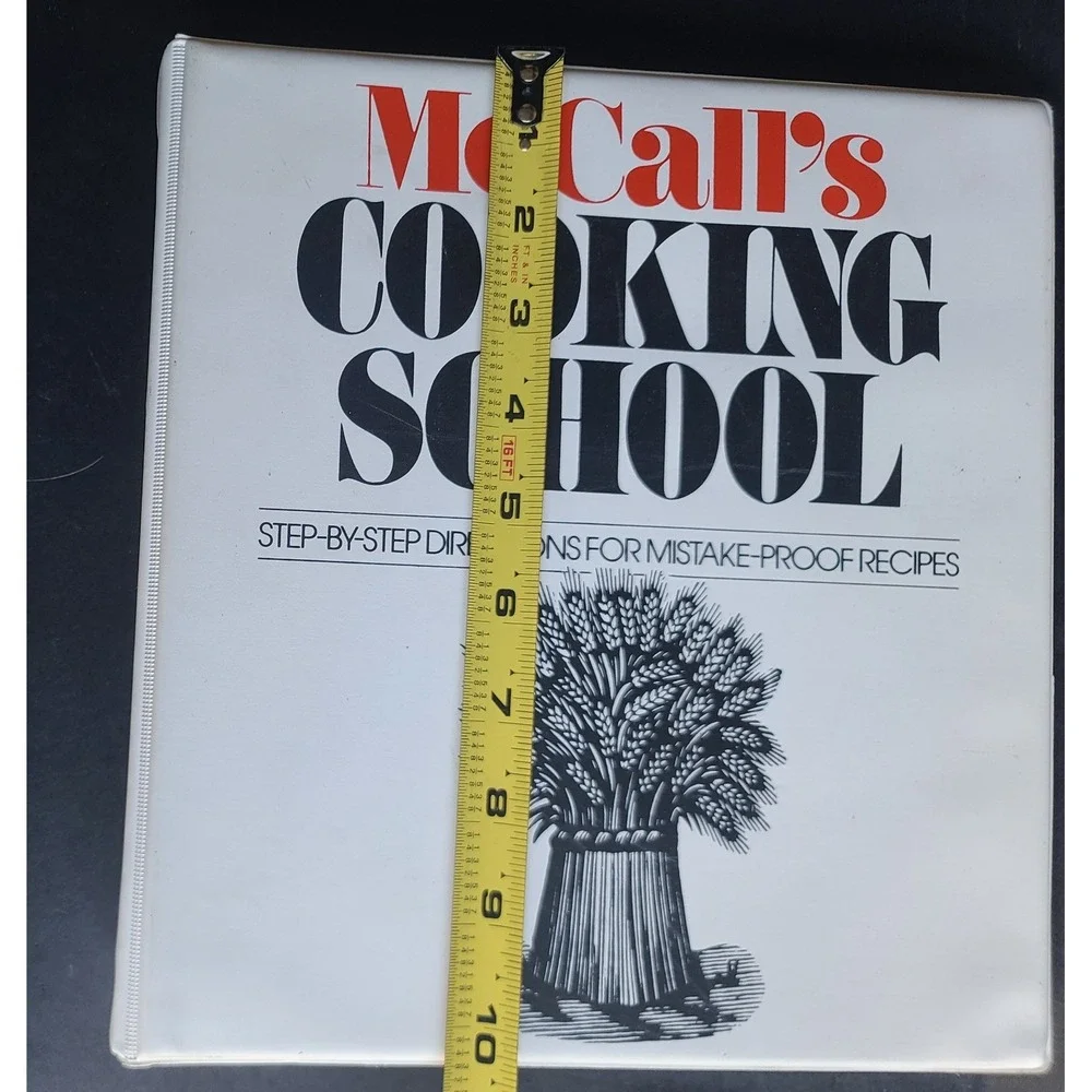 McCalls Cooking School 3-Ring Binder Cookbook‎ #1 Step-by-Step Recipes VIDEO